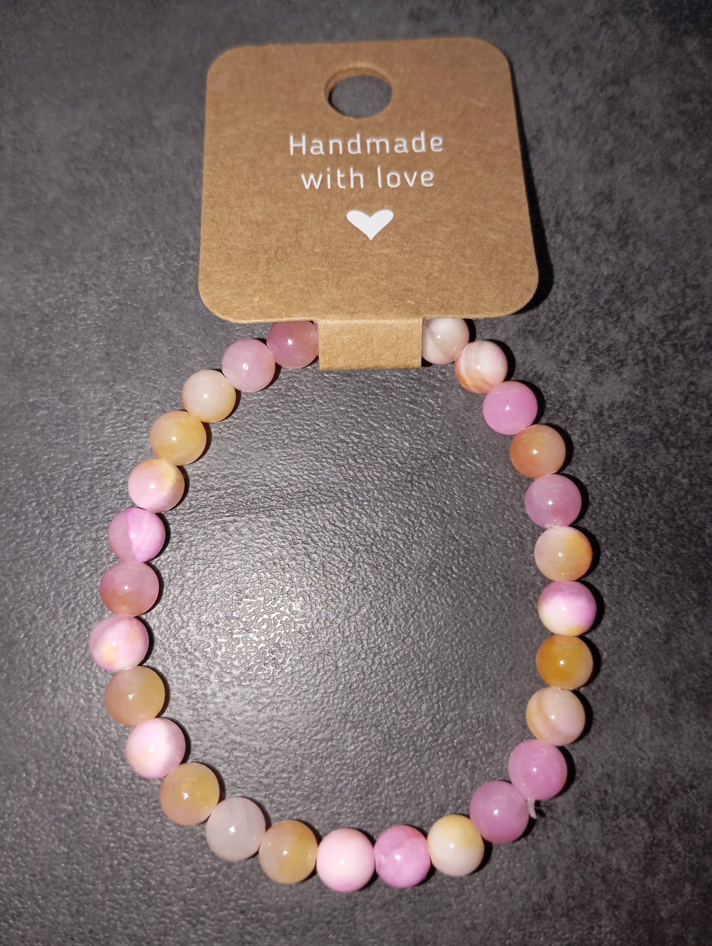 Armband orange rosa
