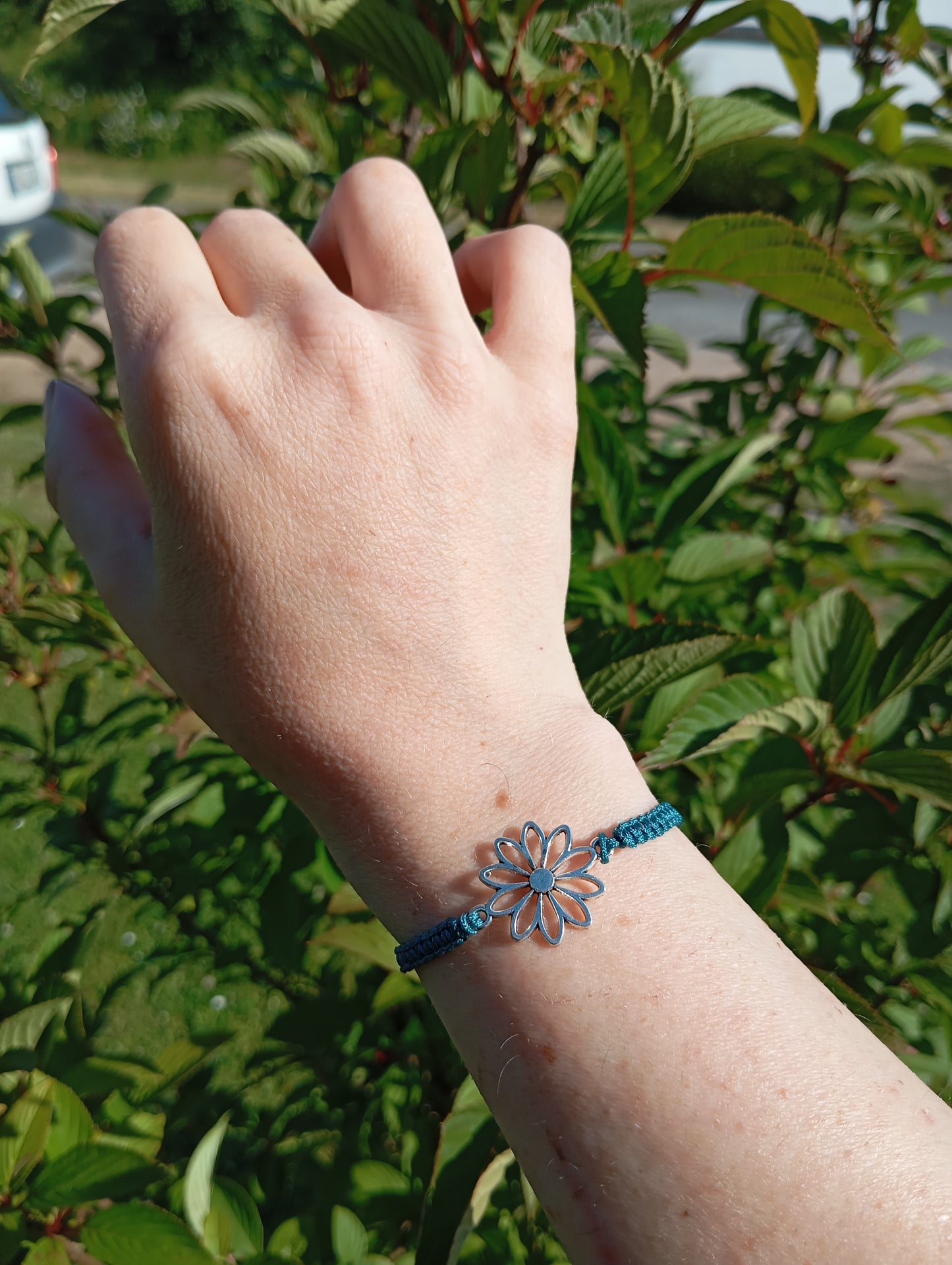 Makramee Armband Meeresblüte