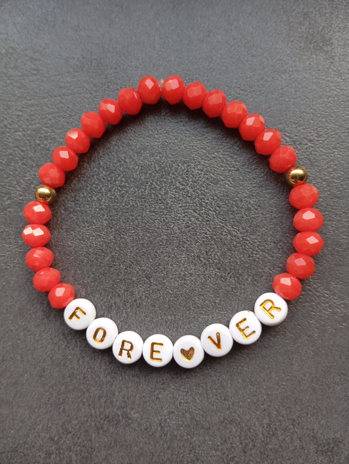Armband Ein Versprechen in Rot