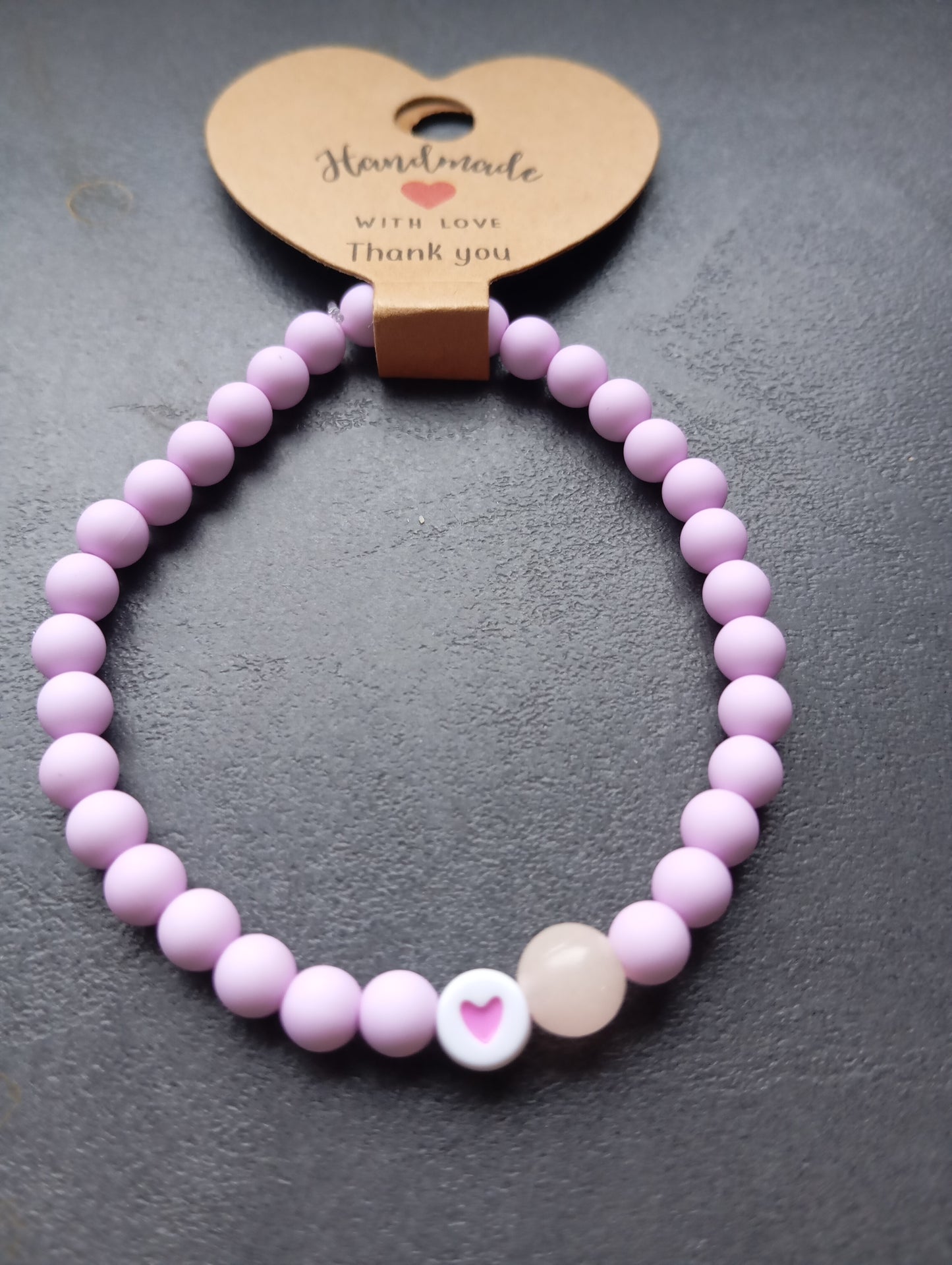 Armband Soft Pink Heart