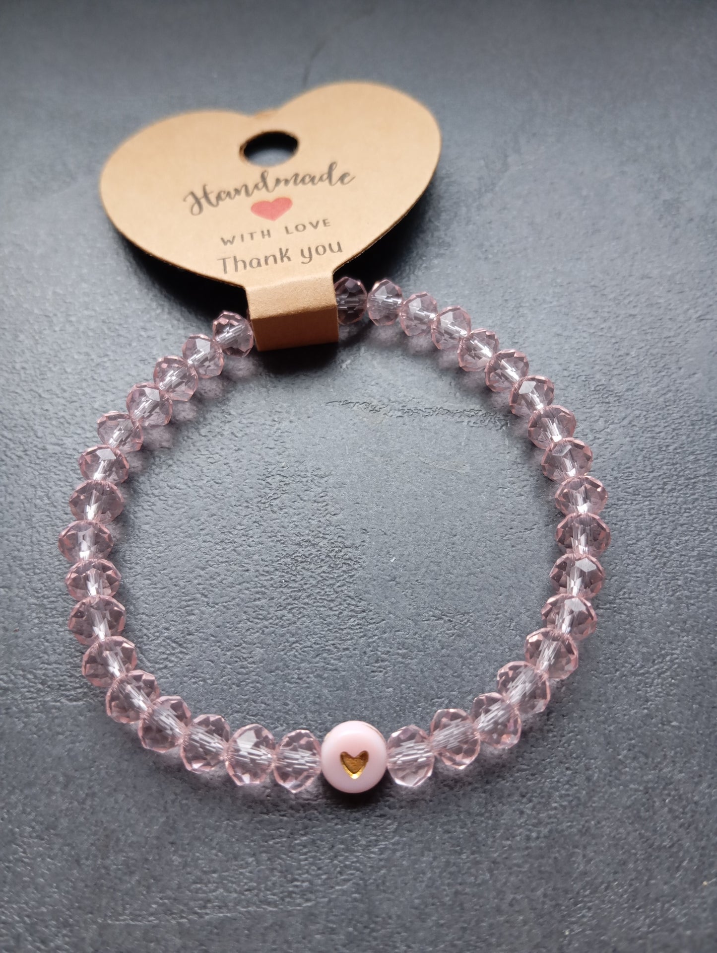 Armband Rose Crystal Heart