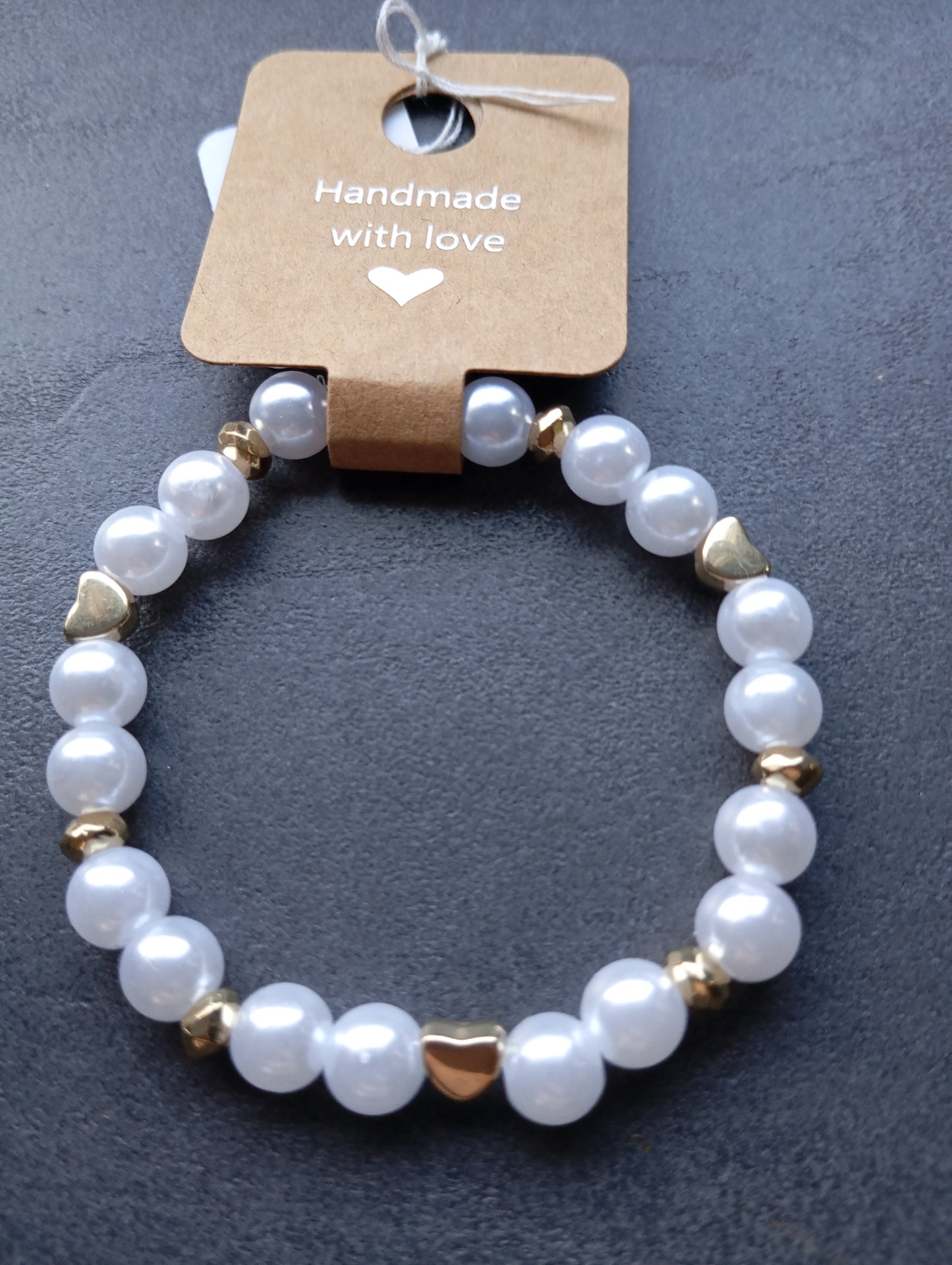 Armband Golden Love Pearls