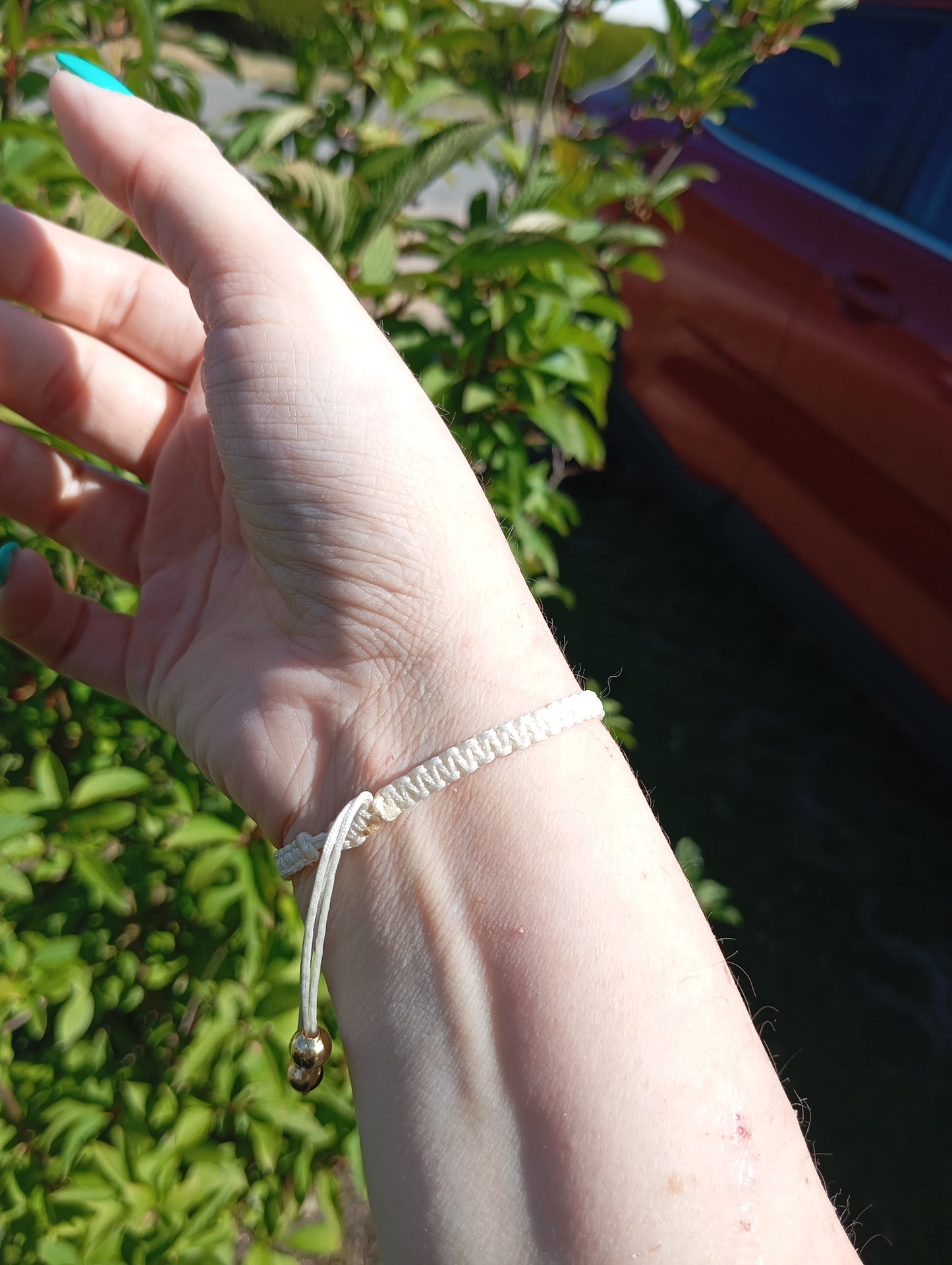 Makramee Armband Lebensblüte