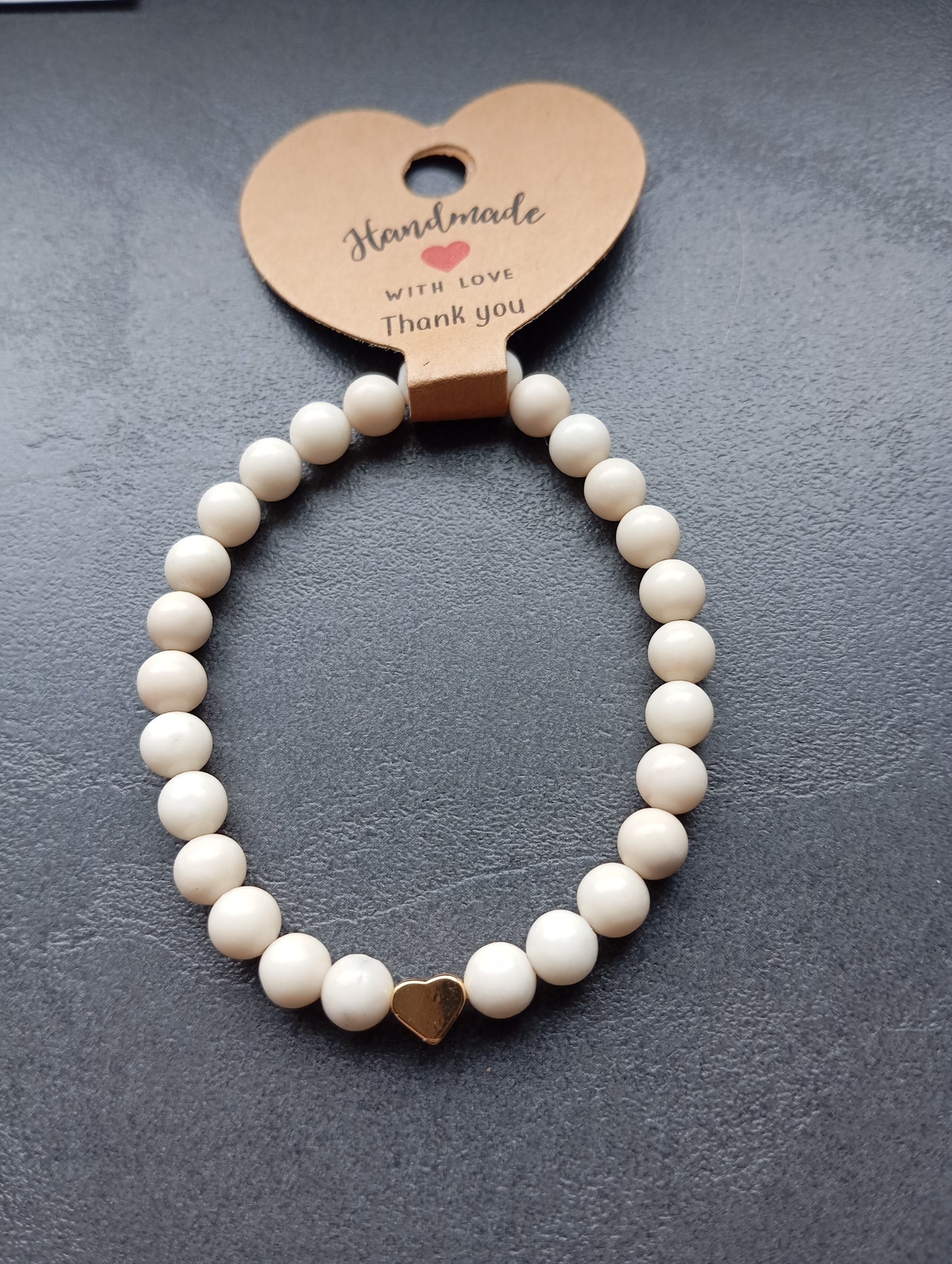 Armband Perlenherz