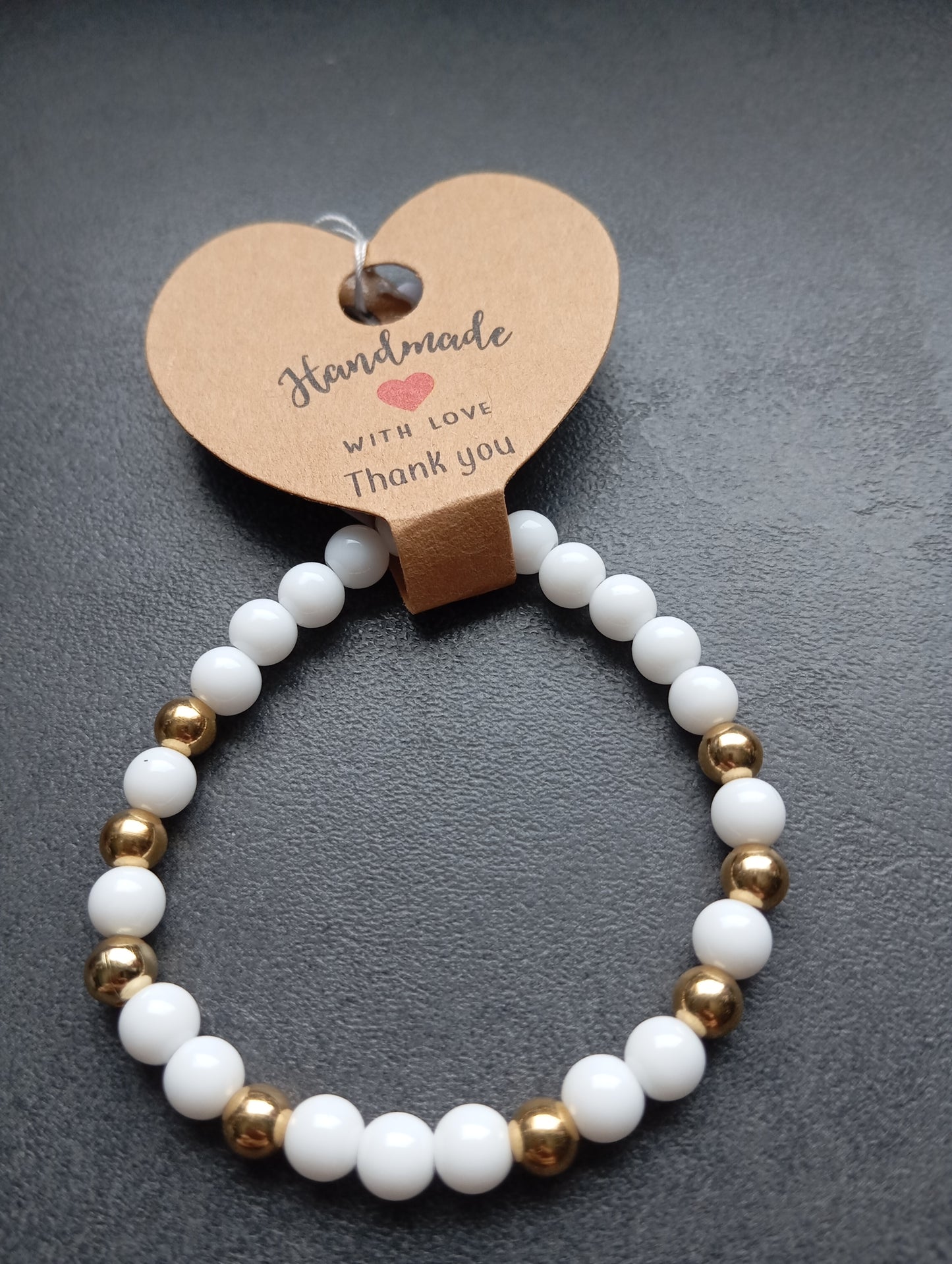 Armband White Elegance