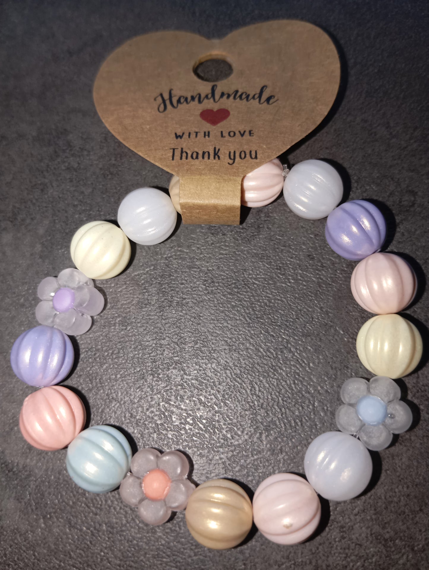 Armband bunt Blumen