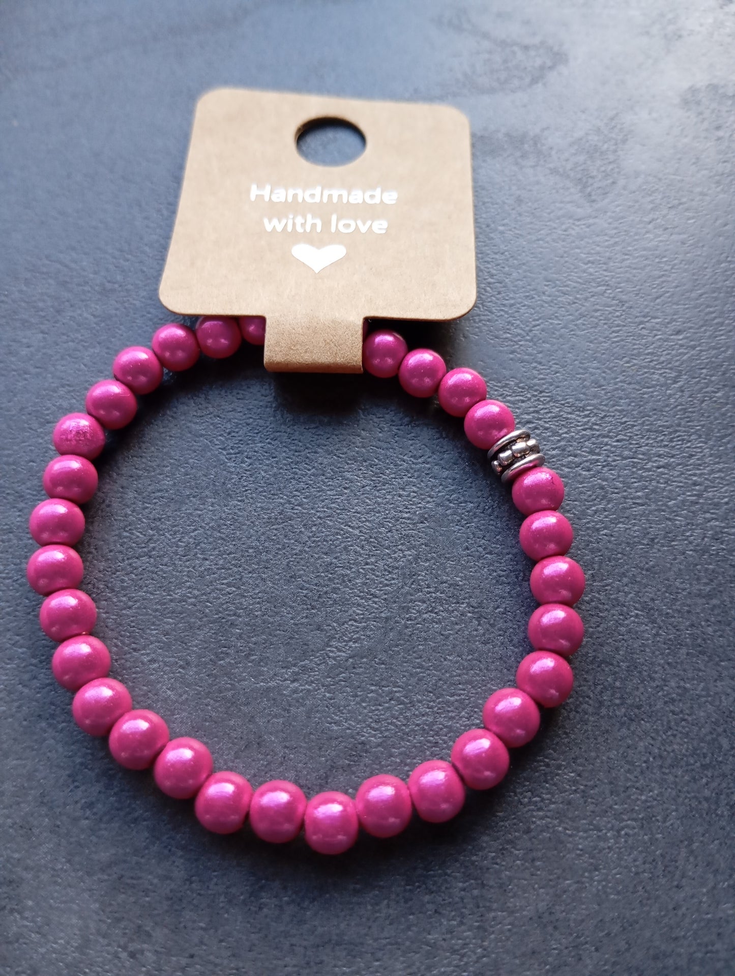 Armband Magic Pearls pink