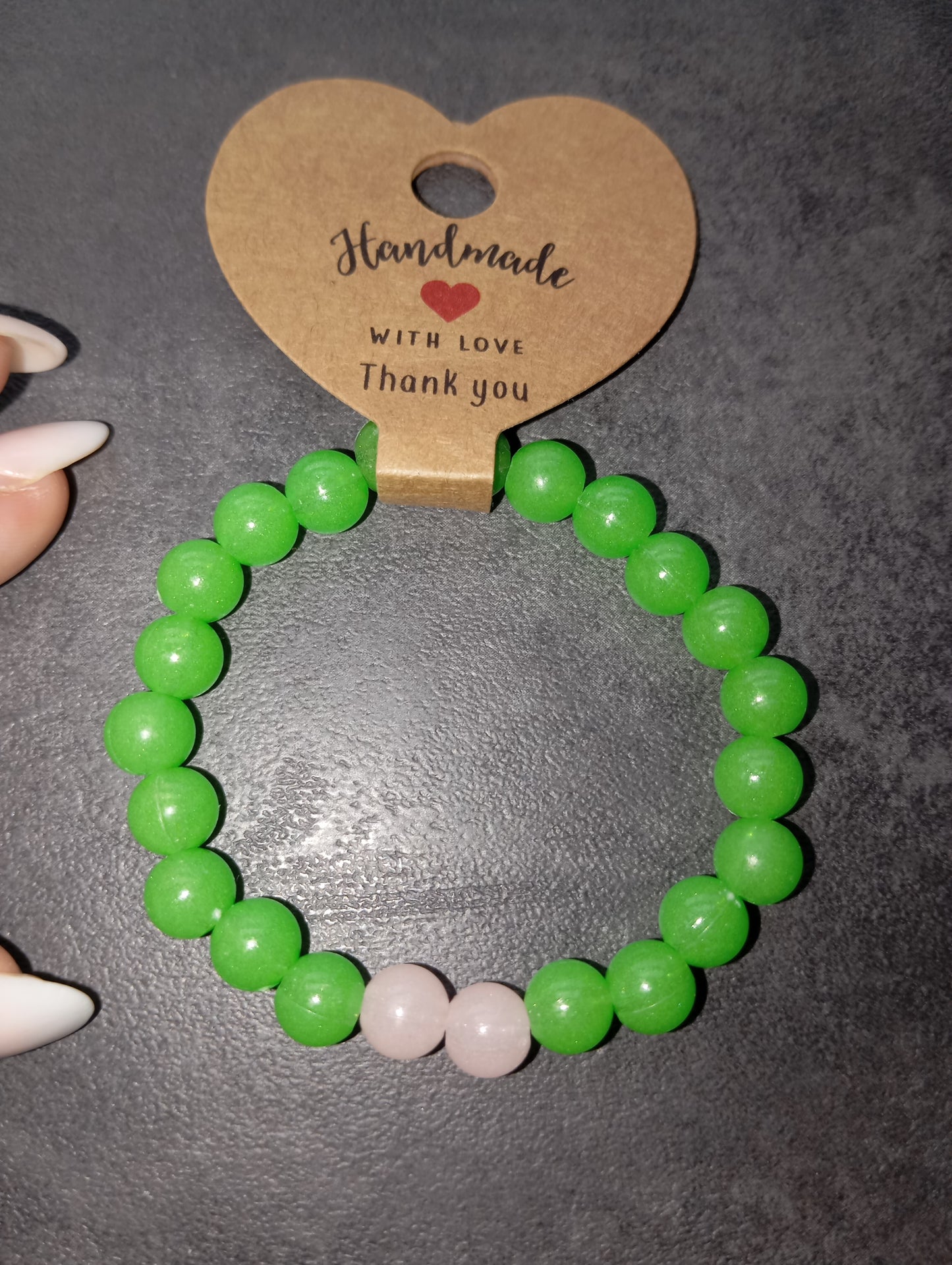 Armband neon grün