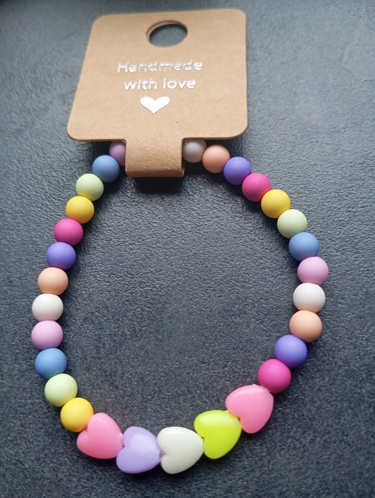 Armband Herzregenbogen