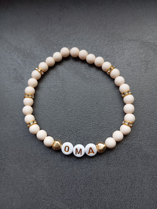 Armband Oma mit Herz