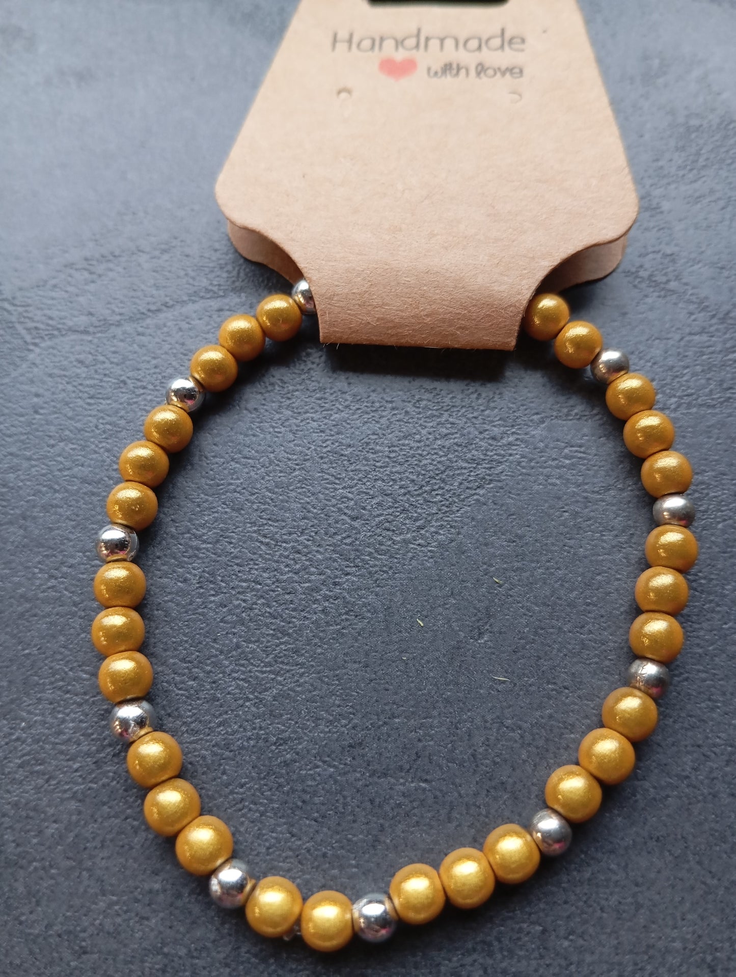 Armband Magic Pearls gelb