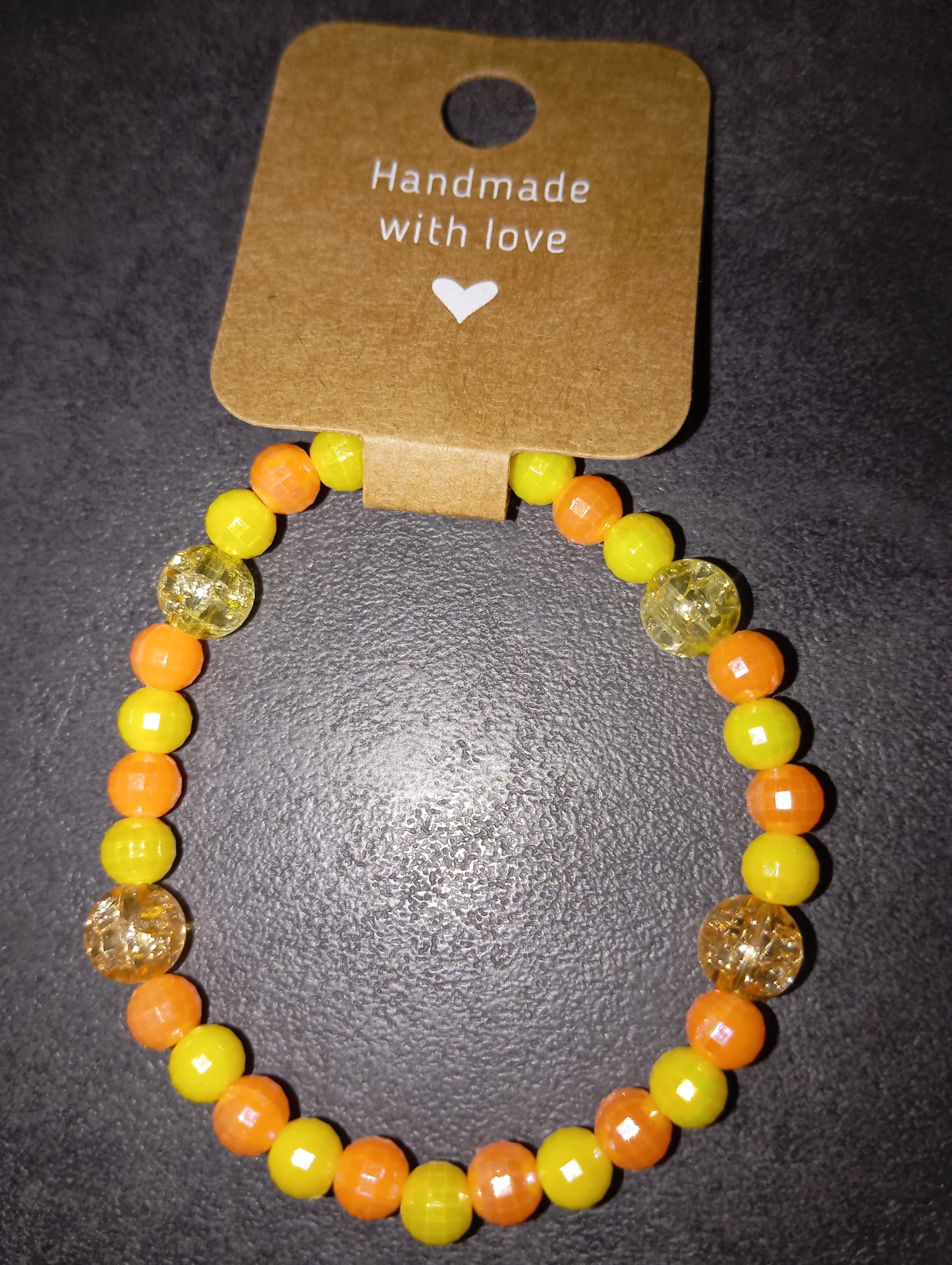 Armband gelb orange