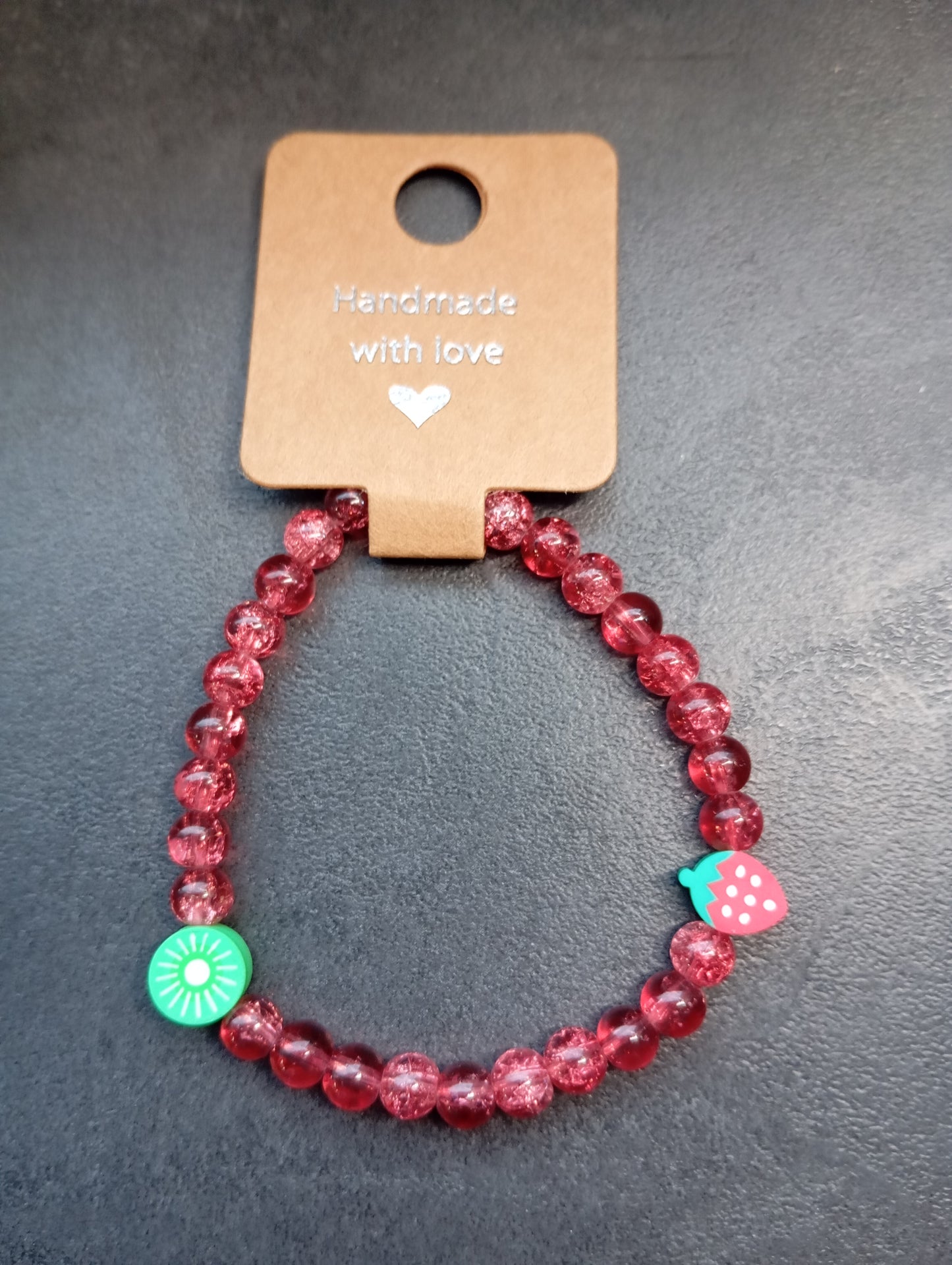 Armband Erdbeerzauber