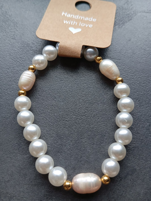 Armband Süßwasserperle