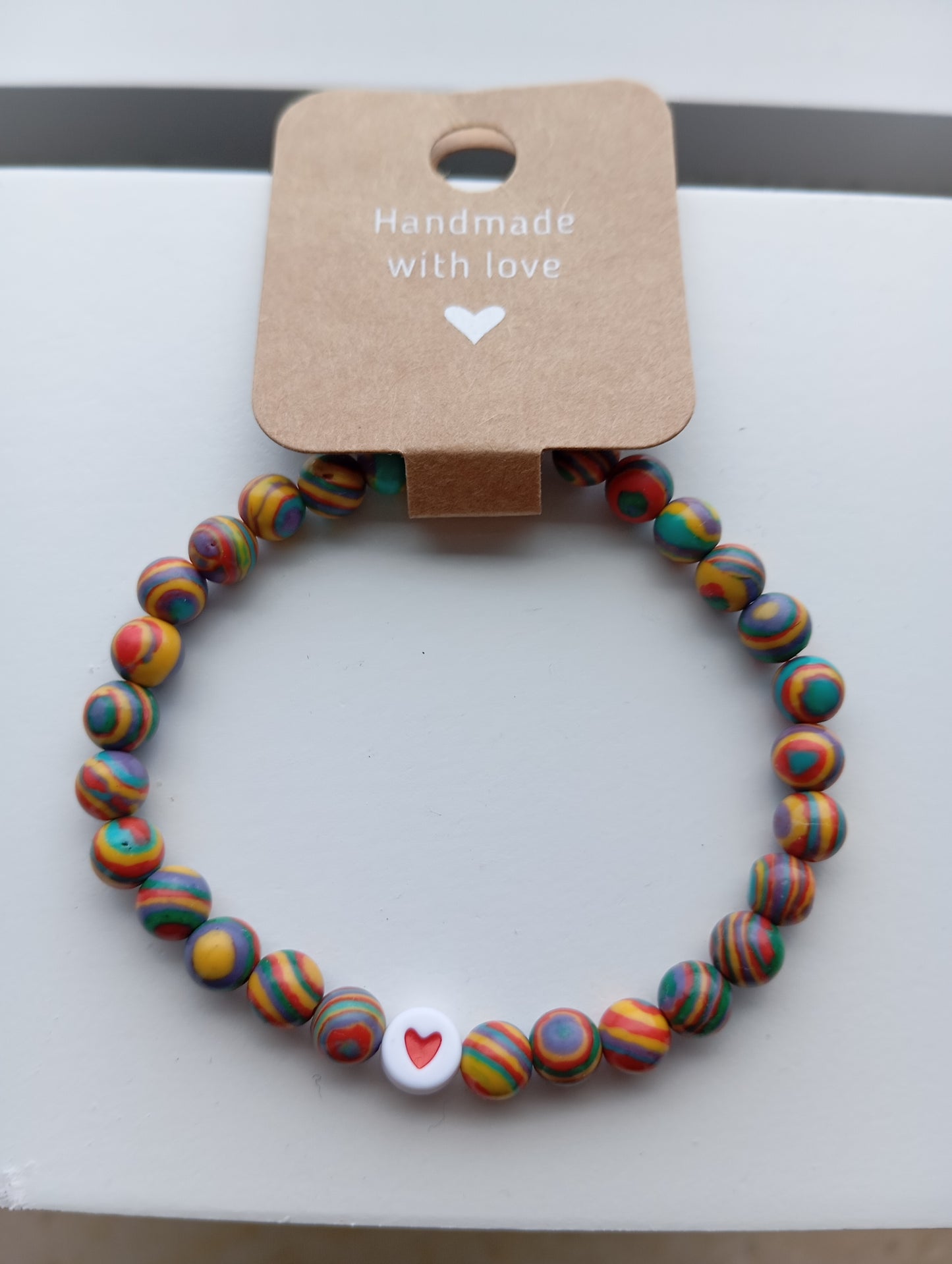 Armband Herzensregenbogen