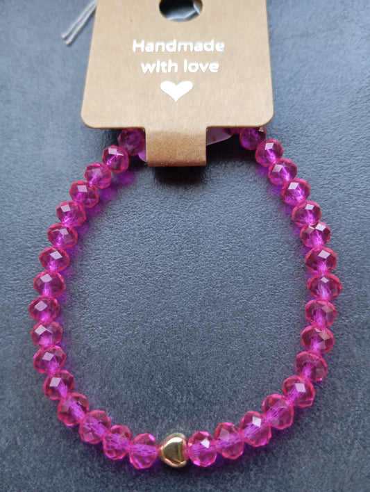 Armband Pinkes Liebesleuchten