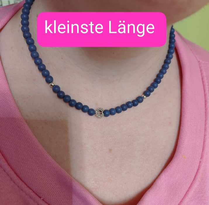 💖 Schmuckset „Frosted Heart“ – Halskette & Armband