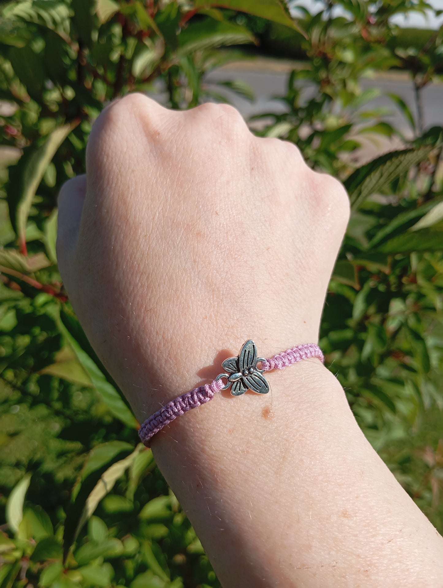 Makramee Armband Schmetterlingszauber