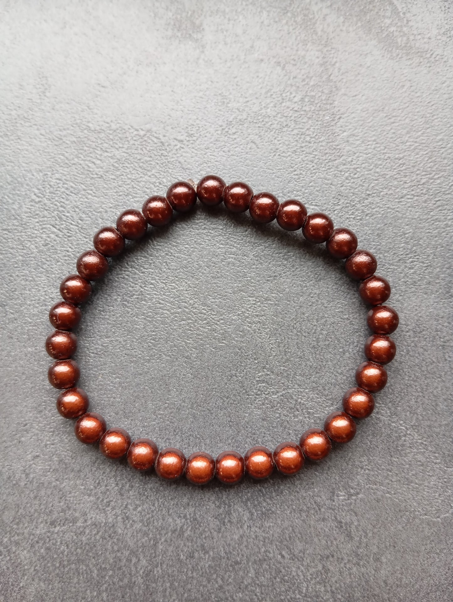 Armband Magic Pearls braun