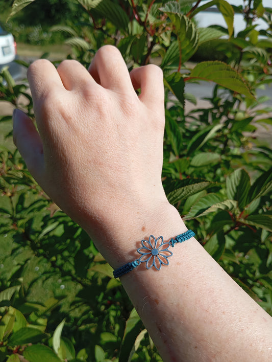 Makramee Armband Meeresblüte