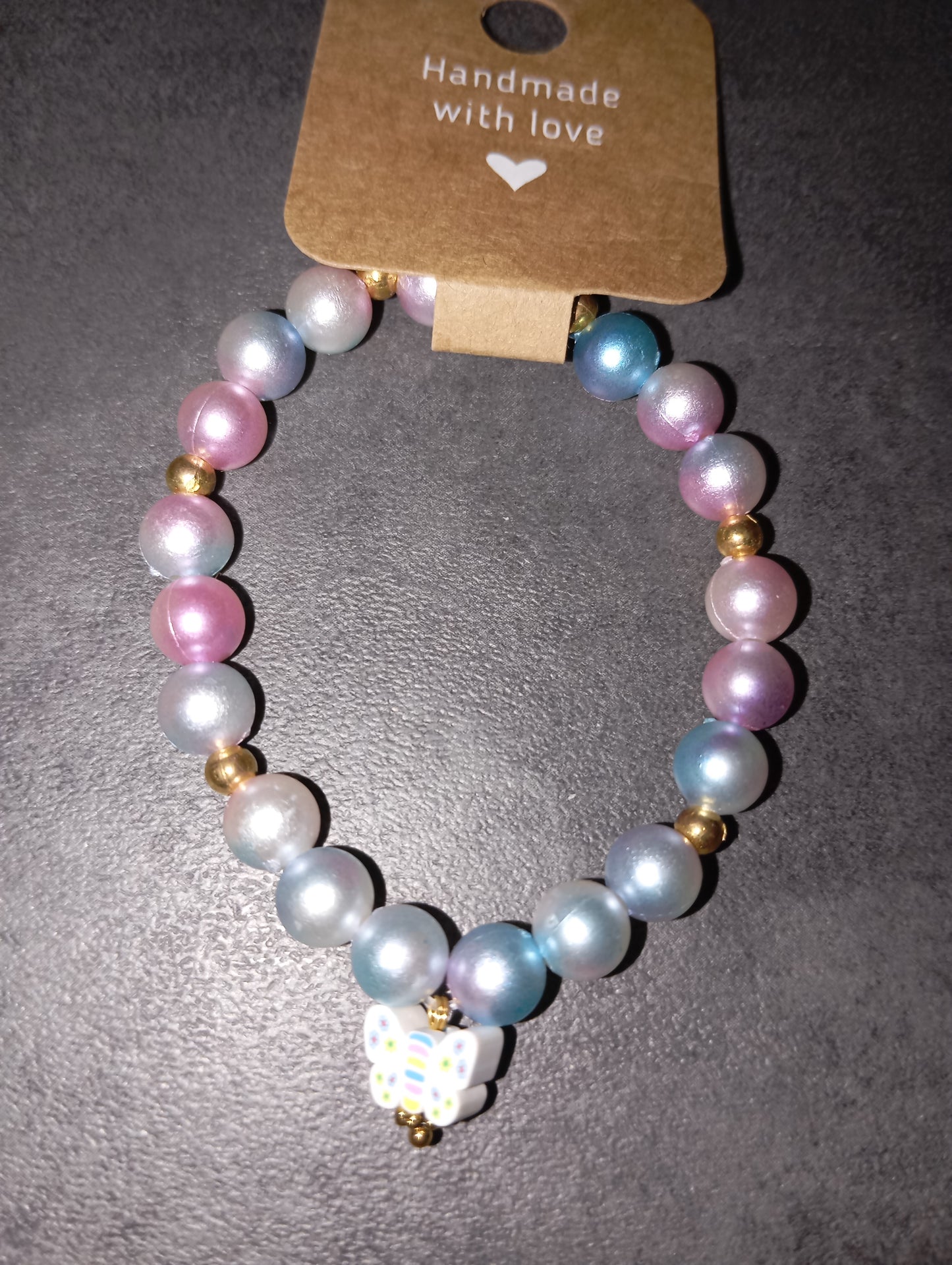 Armband Schmetterling bunt