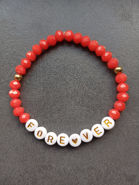 Armband Ein Versprechen in Rot
