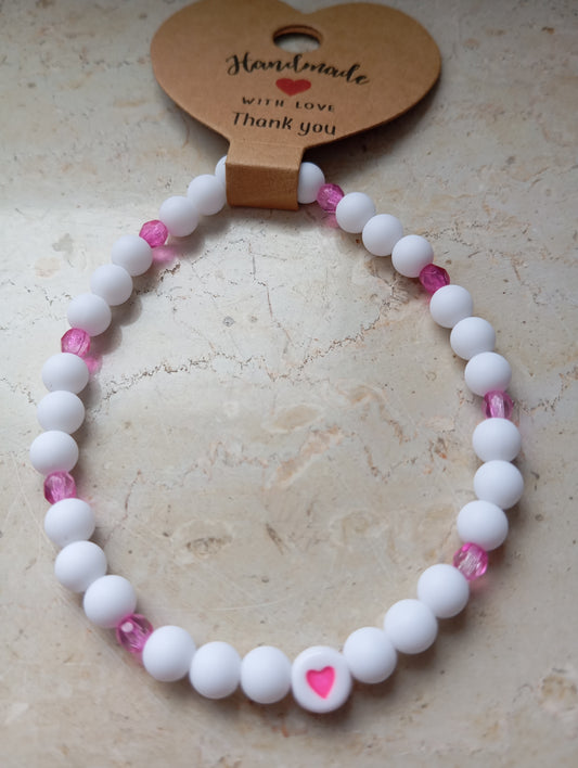 Armband Pink Heart Beat