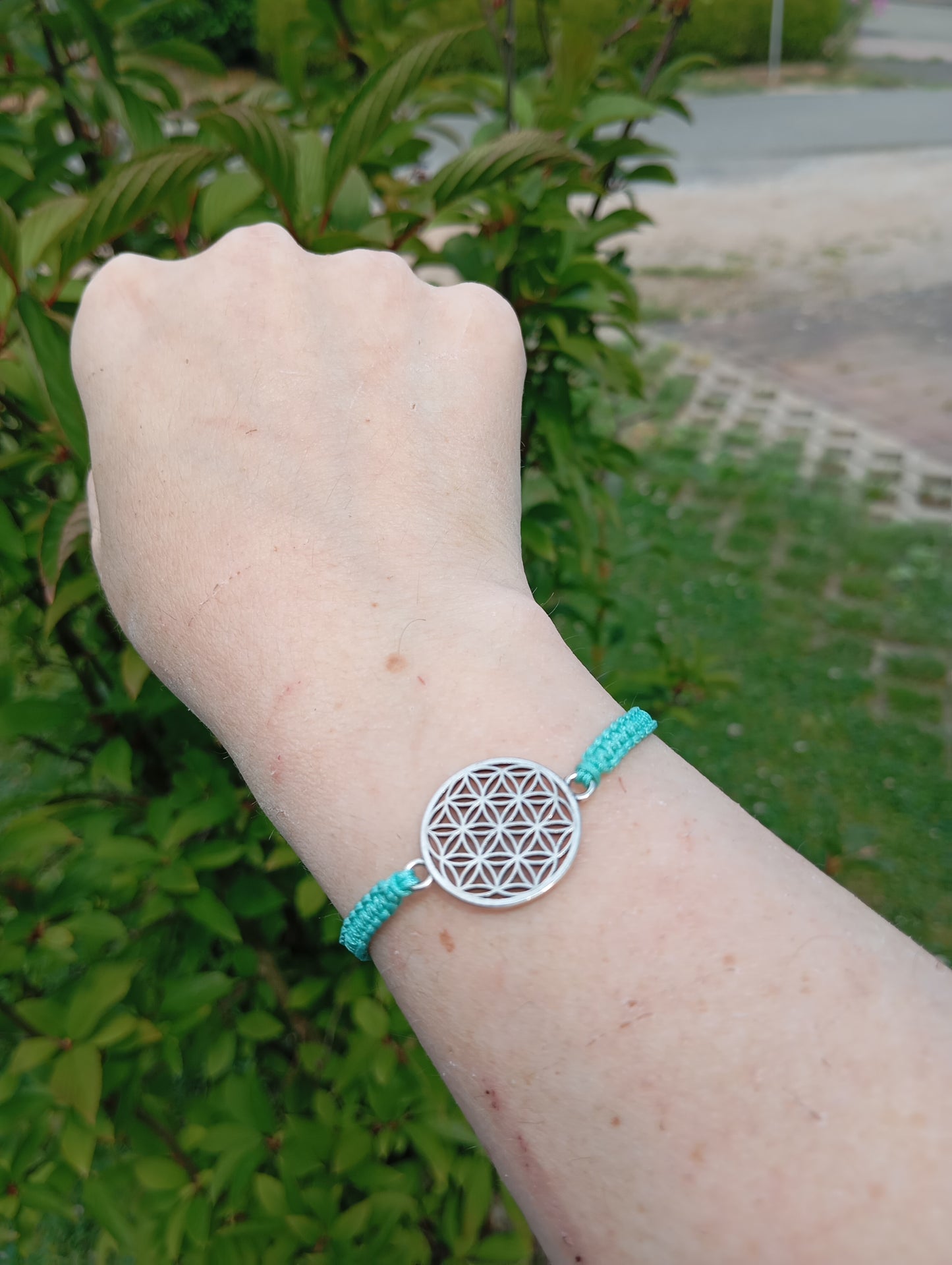 Makramee Armband Vital Bloom