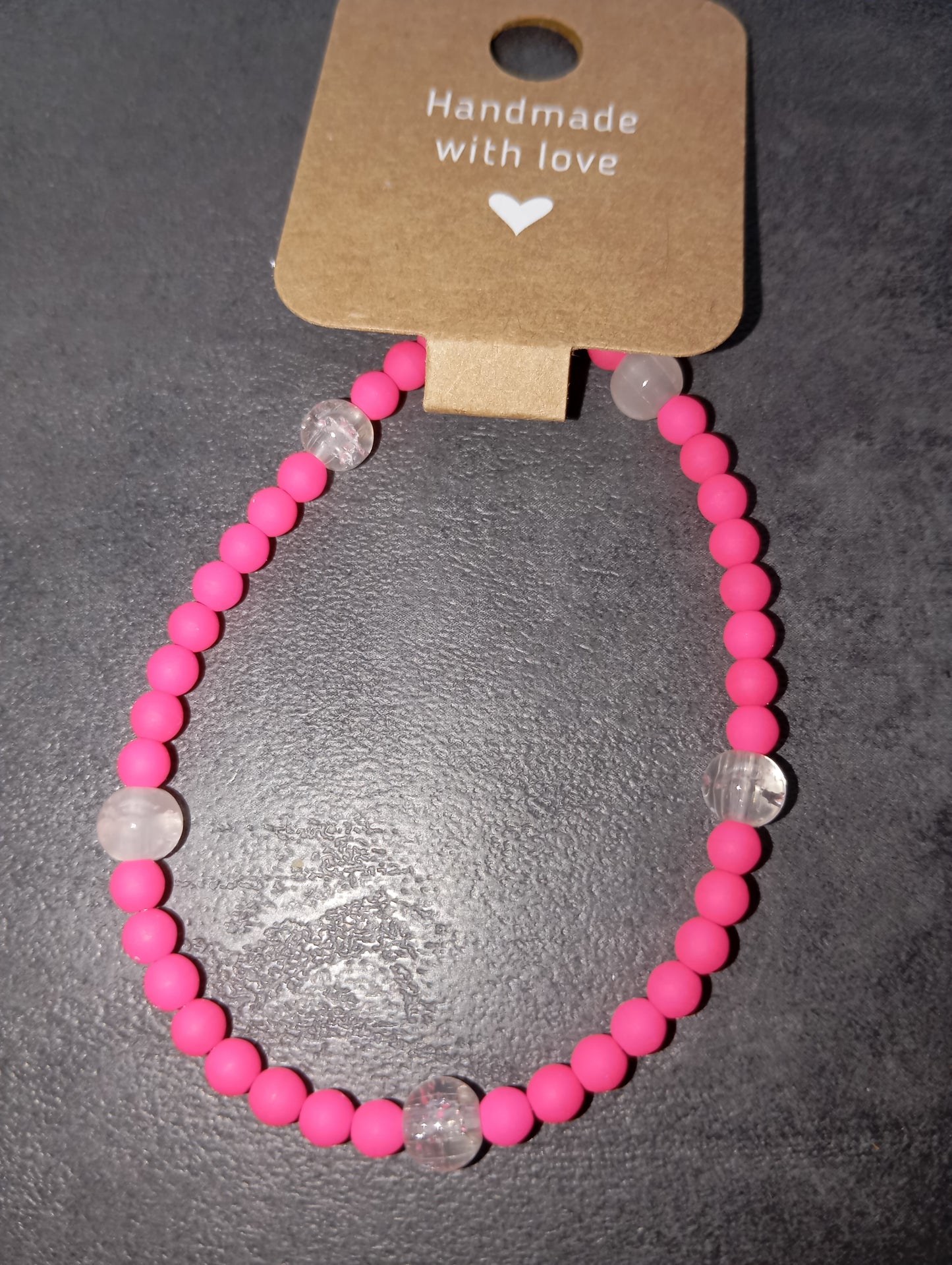 Armband neon pink