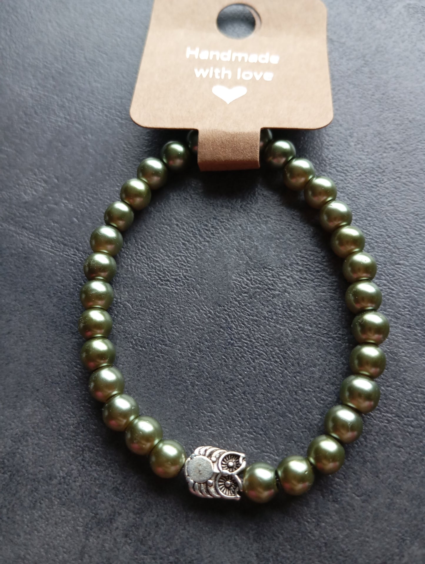 Armband der Ruhe Waldperle