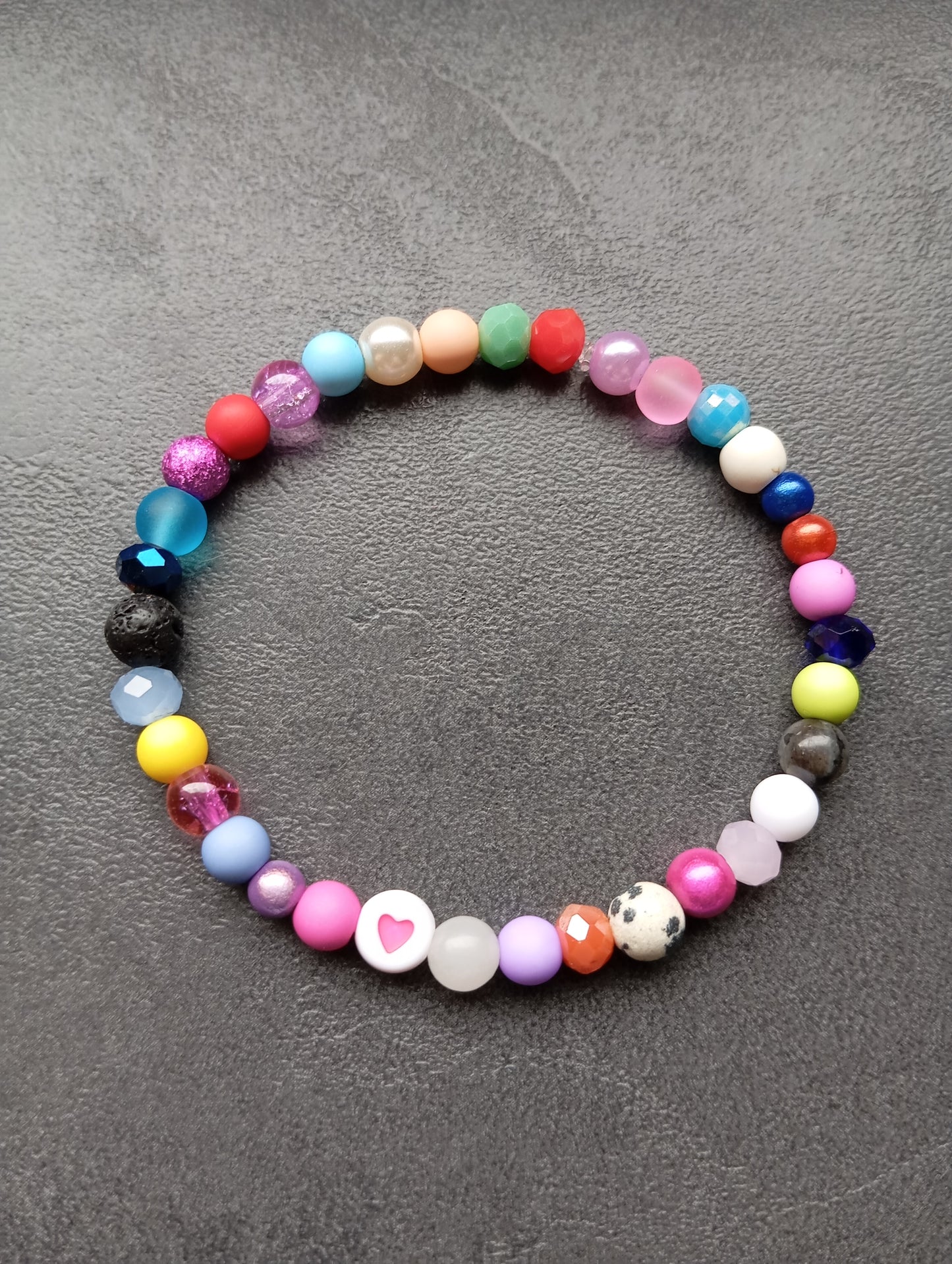 Armband Herzkonfetti“ 💕🌈