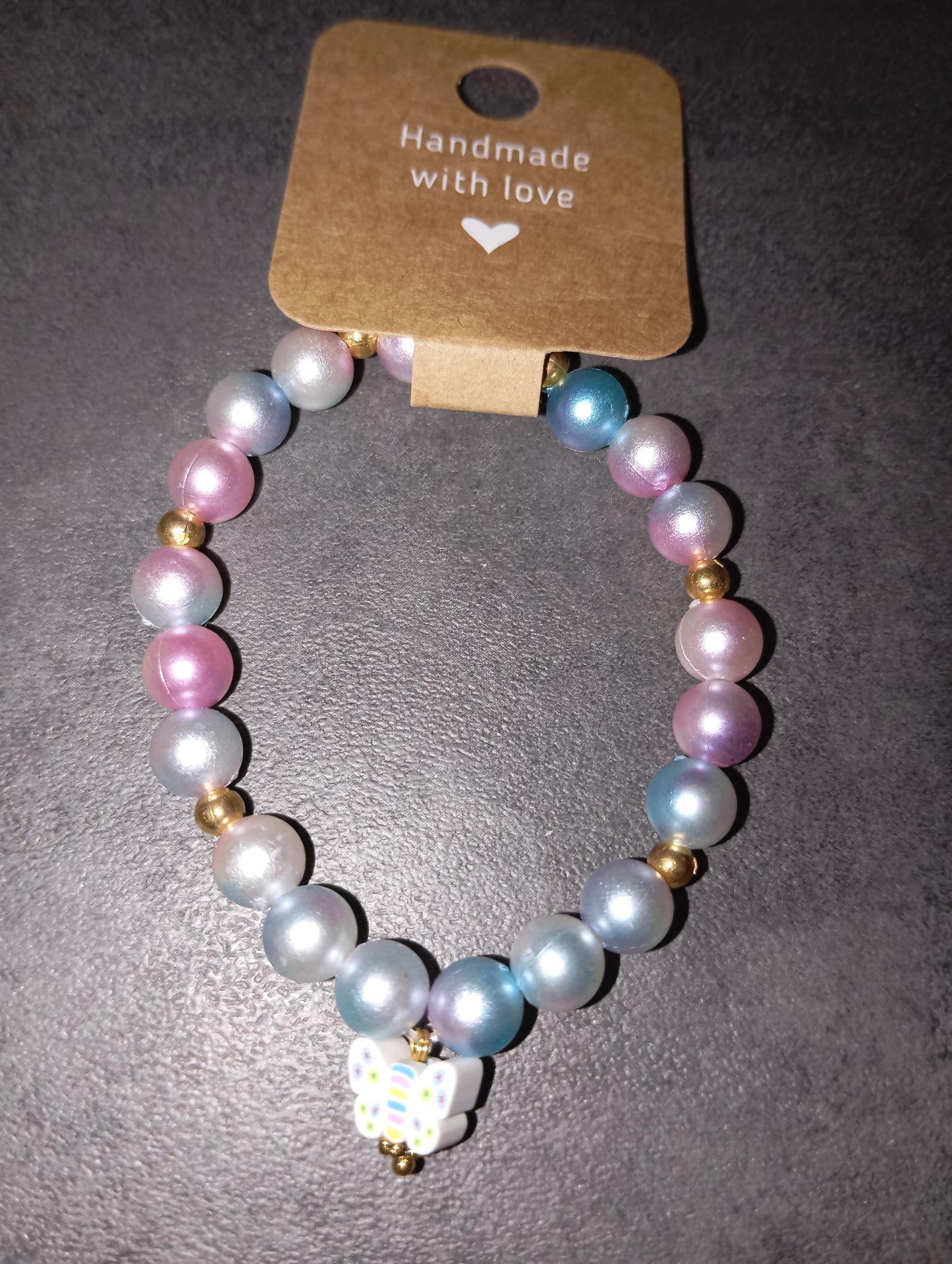 Armband Schmetterling bunt