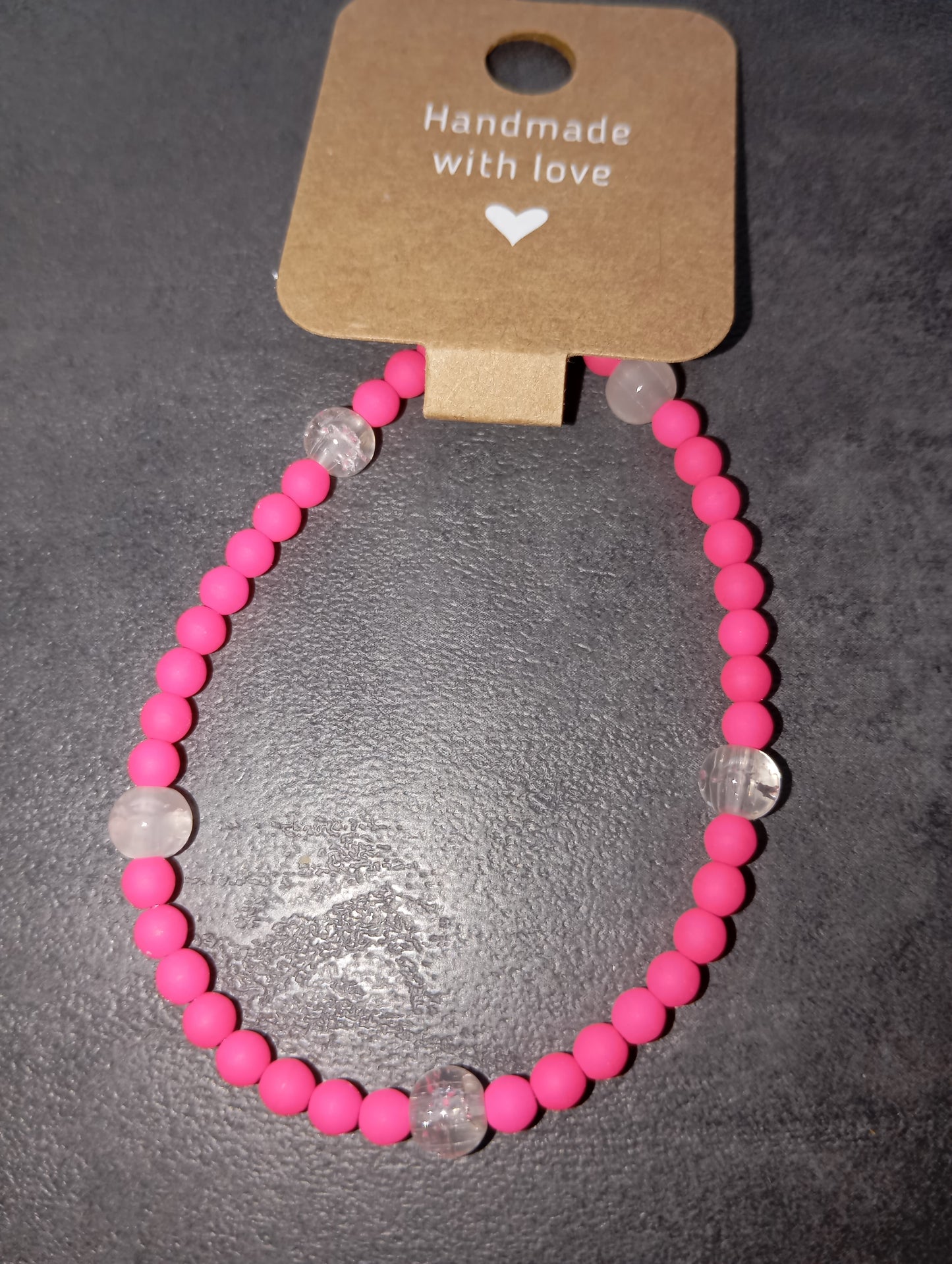 Armband neon pink