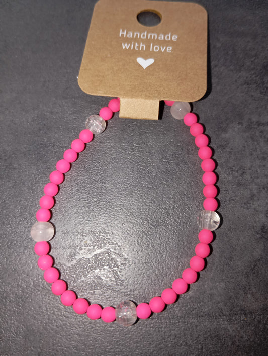 Armband neon pink