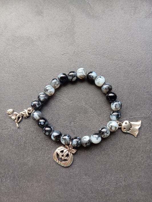 Armband Halloween schwarz