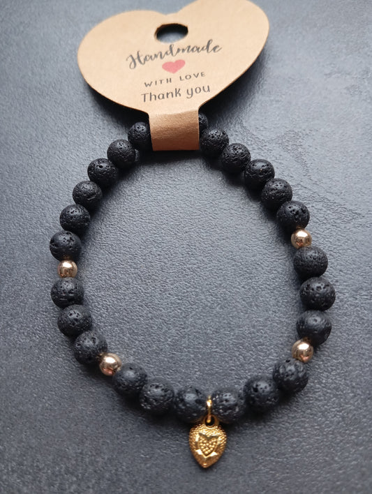 Armband Black Lava Love