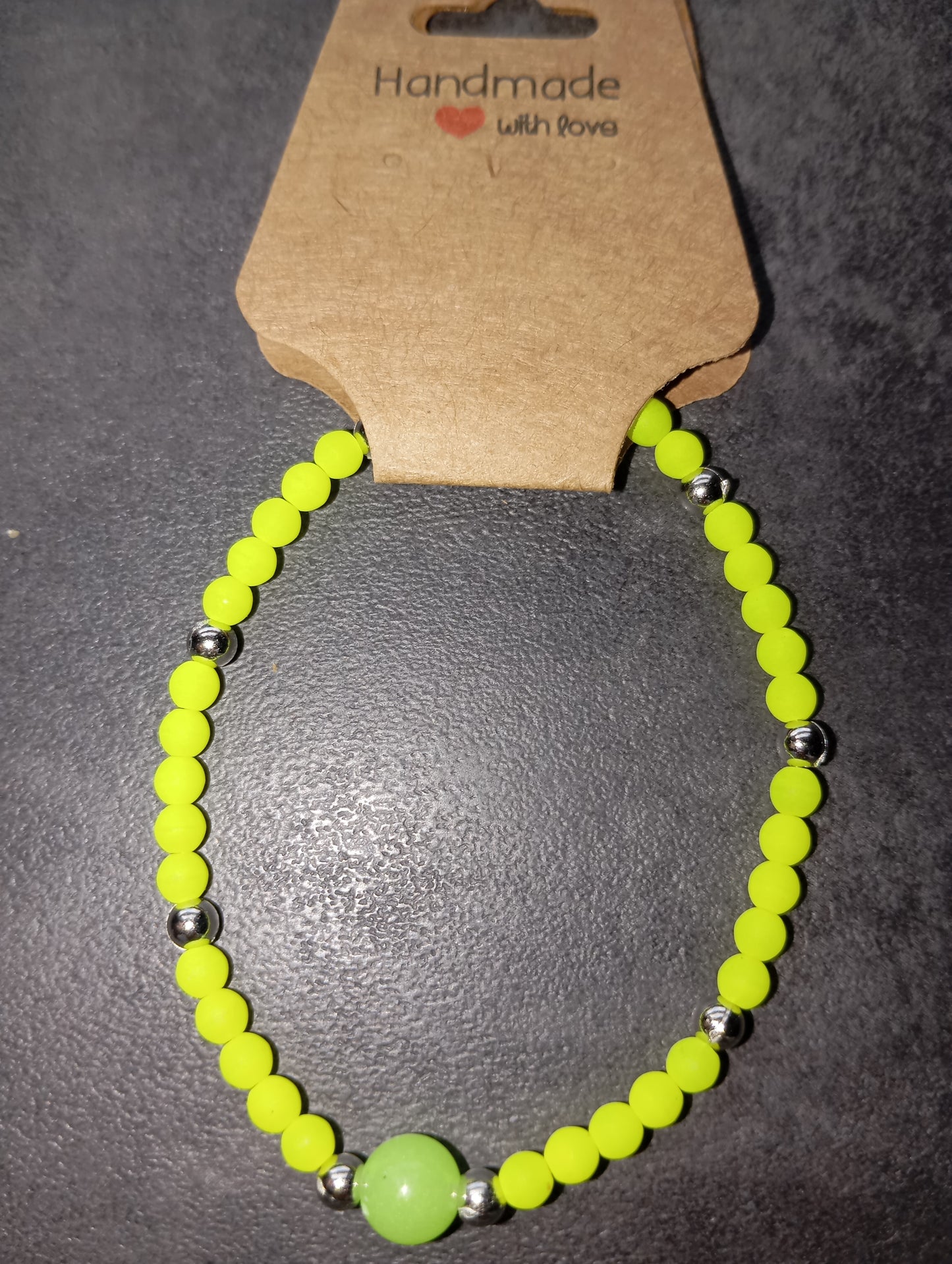 Armband neon gelb