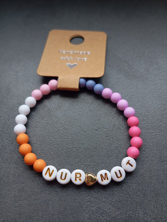 Armband Nur Mut!
