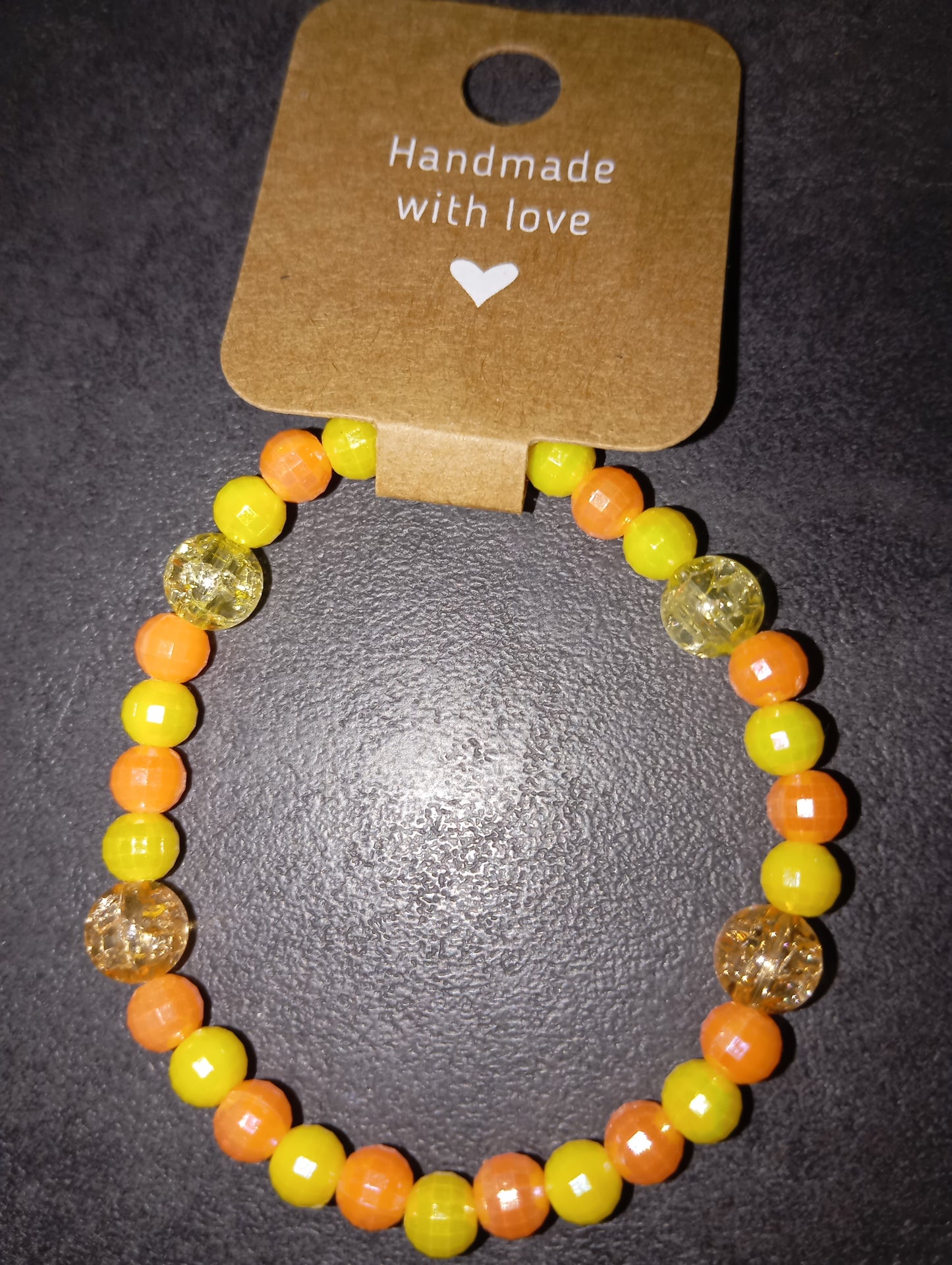Armband gelb orange