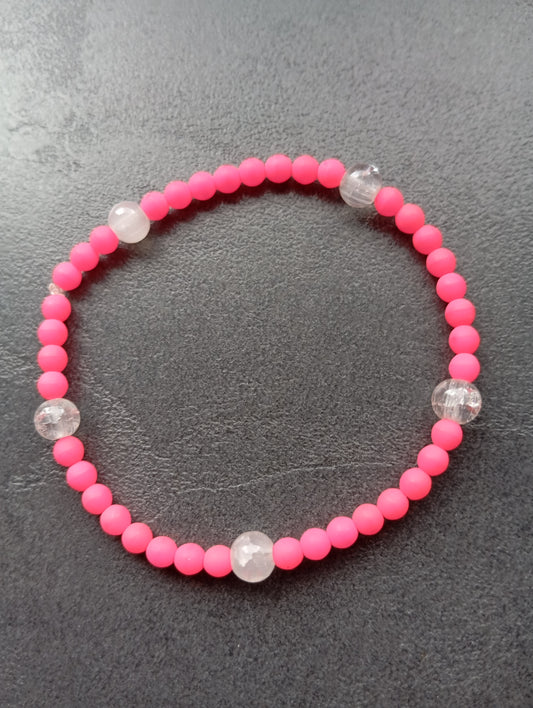 Armband neon pink