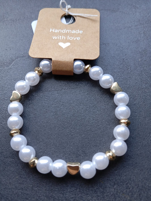 Armband Golden Love Pearls
