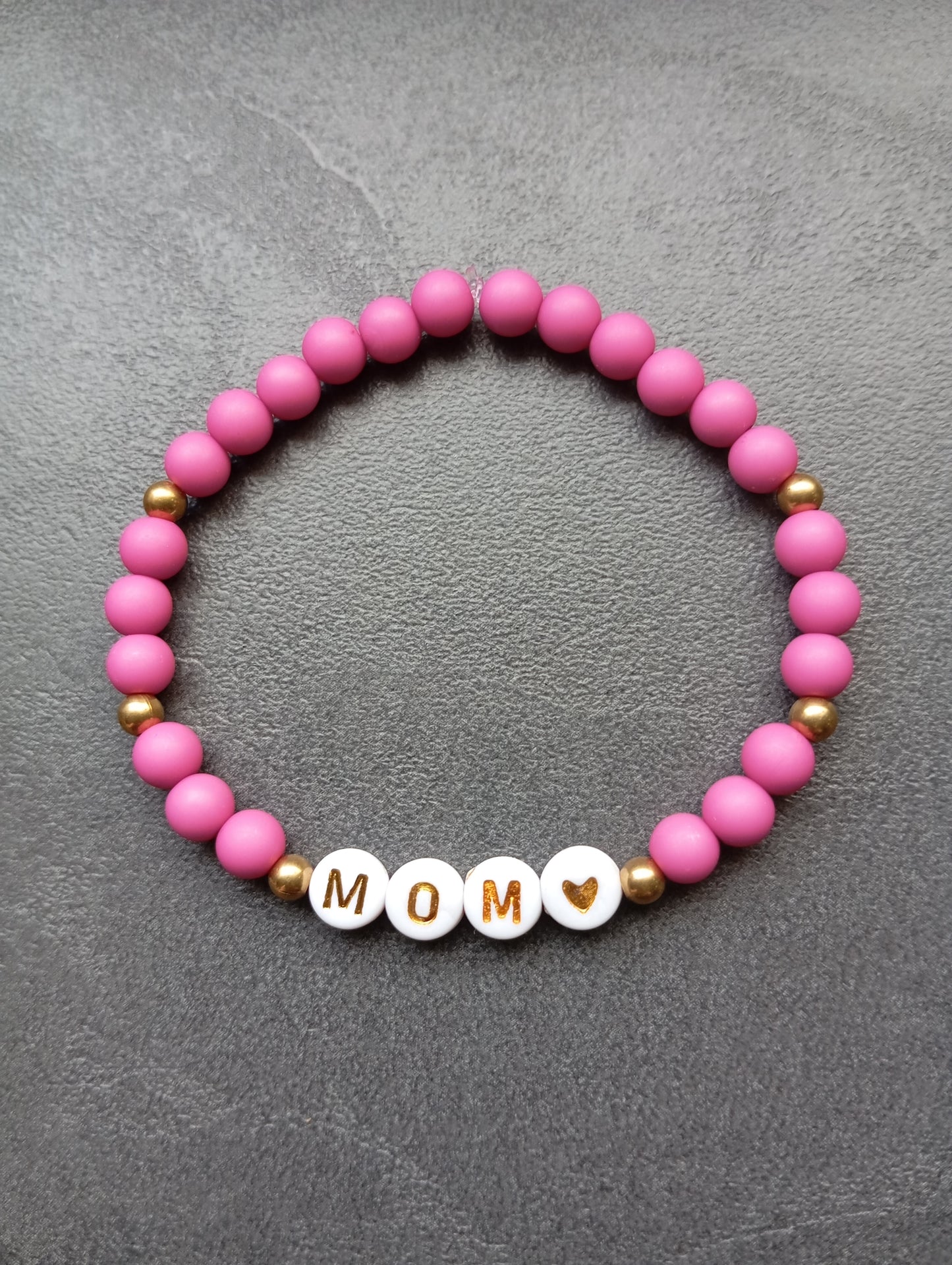 Armband Mom mit Herz