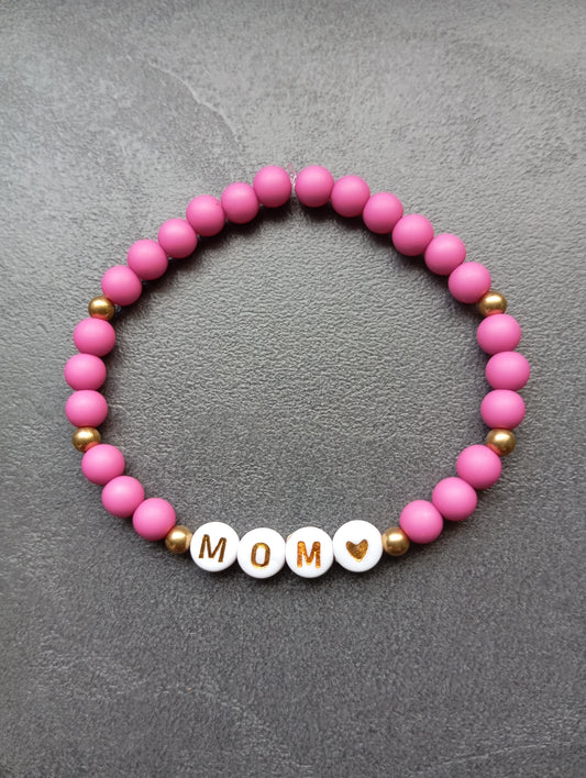 Armband Mom mit Herz