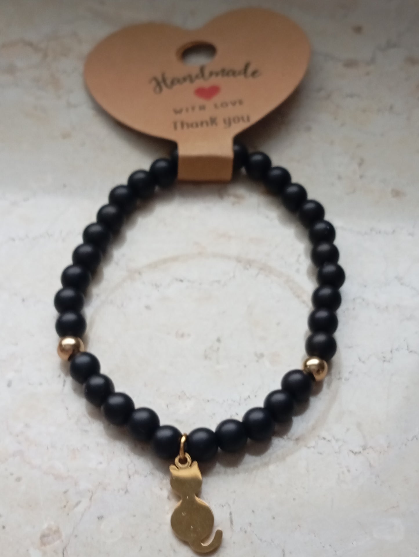 Armband Black Cat Love