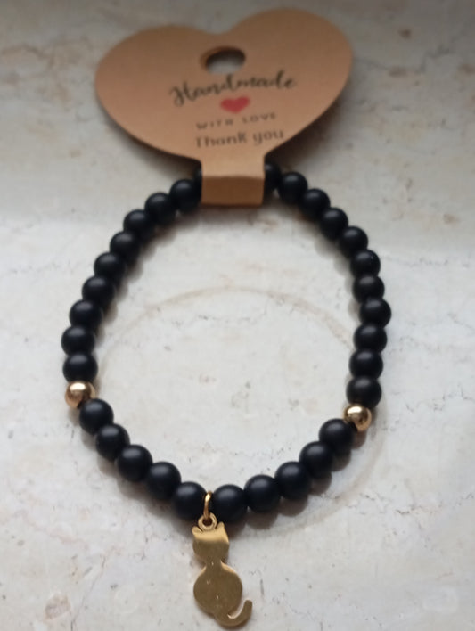 Armband Black Cat Love