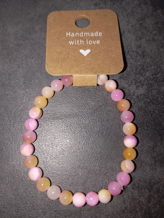 Armband orange rosa