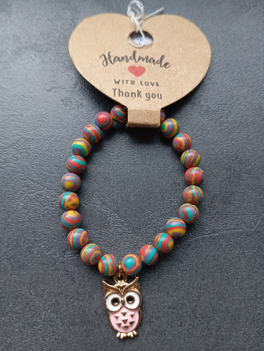 Armband EulenRegenbogen