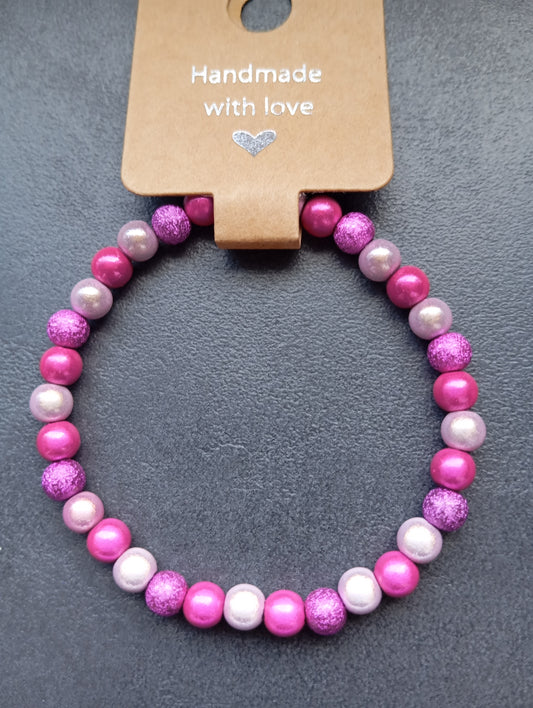 Armband Glow in Pink