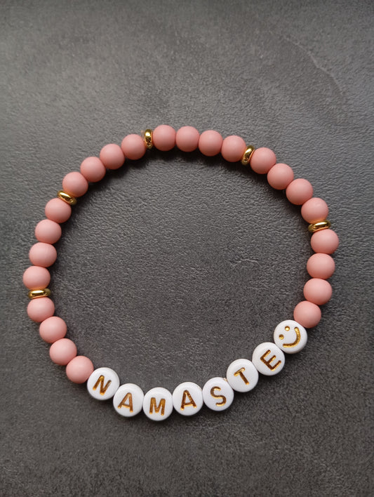 Armband Namaste Rosegold