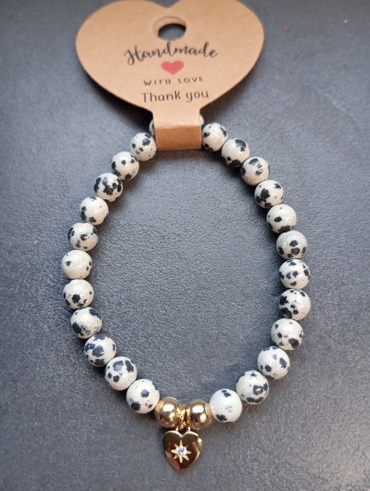 Armband Dalmatian Heart